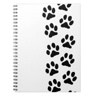 Carnet Minimalist Paw Print Notebook - Organizing with Pe