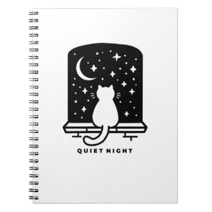 Carnet Minimaliste à Design de Chat Mignon