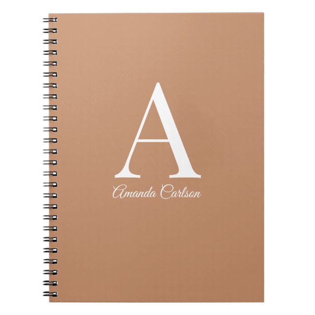Carnet Minimaliste à Spirale (Devant)