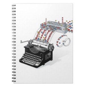 Carnet minimaliste en usine