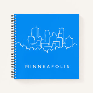 Carnet Minneapolis, Minnesota Skyline