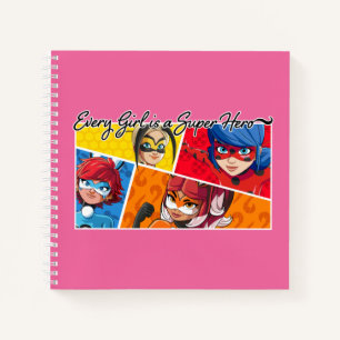 Carnet Miraculeux Chaque fille est un super héros