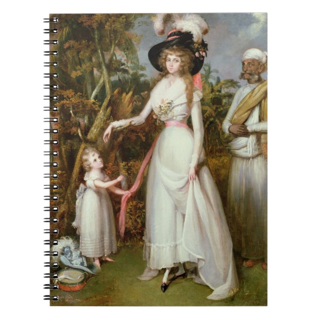 Carnet Mme Graham de Kinross, sa fille et un Jamadar, (Devant)