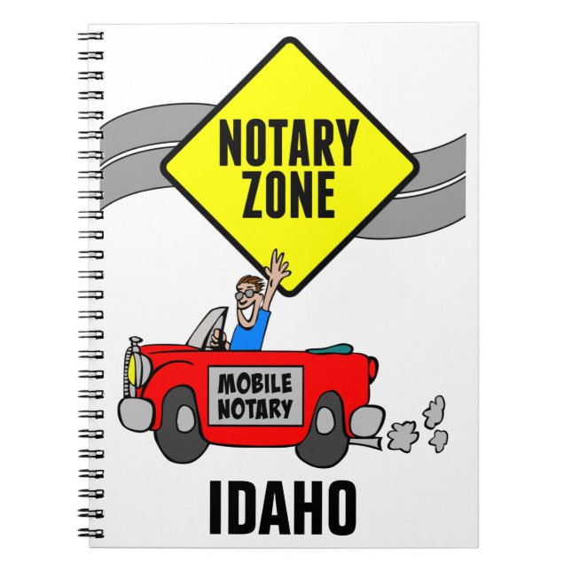 Carnet Mobile Nota Zone Red Sports Voiture Idaho (Devant)
