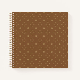 Carnet Mocha Tournesol Zinnia Doré