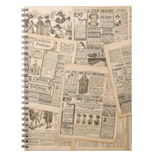 Carnet Mode antique : Pages publicitaires de journaux