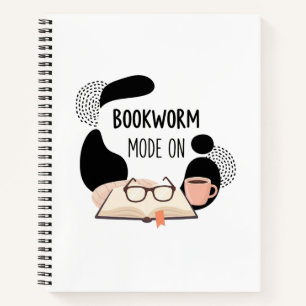 Carnet Mode Bouquineur Activé – Typographie Amoureux de l