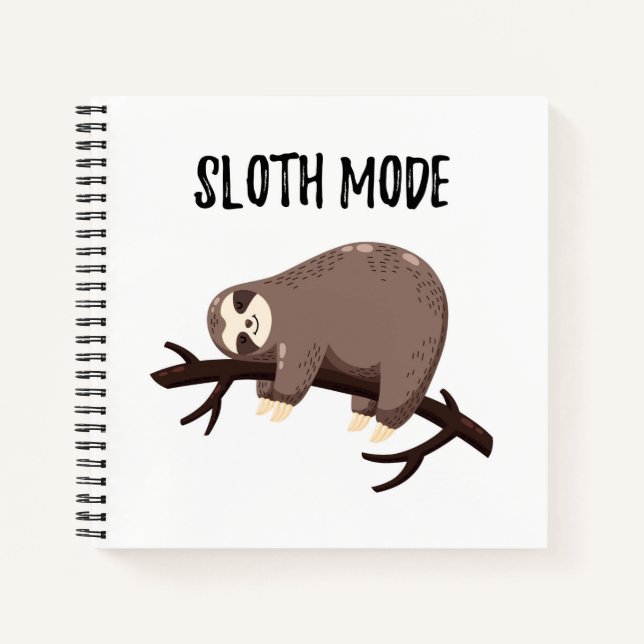 Carnet Mode Sloth (Devant)