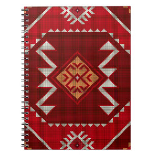 Carnet Mode vintage classique géométrique coloré tendance