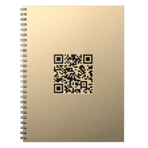 Carnet Modèle de code QR instantanément modifiable Faux