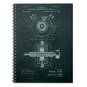 Carnet Modèle de moteur Tesla AC