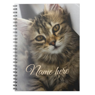 Carnet Modèle de photo de nom d'animal de compagnie simpl