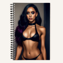 Carnet modèle de poison noir