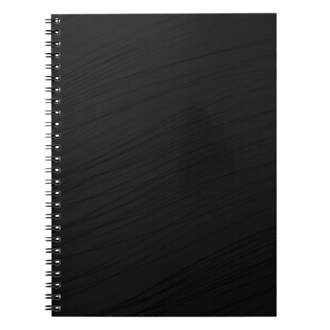 Carnet Modèle de texture arrière - plan noir (Devant)