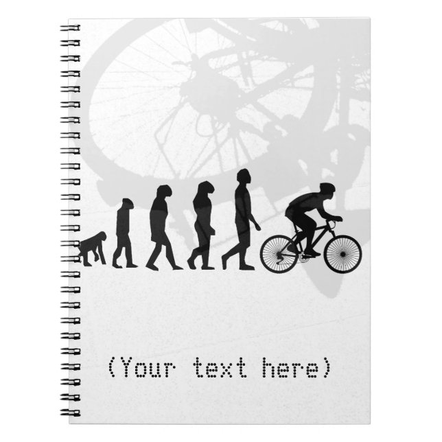 Carnet Modèle d'évolution humaine du cyclisme moderne (Devant)