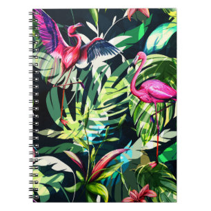 Carnet Modèle floral arrière - plan sans couture. Départ