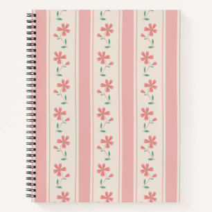Carnet Modèle floral de base du chalet