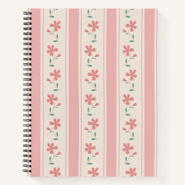 Carnet Modèle floral de base du chalet (Devant)