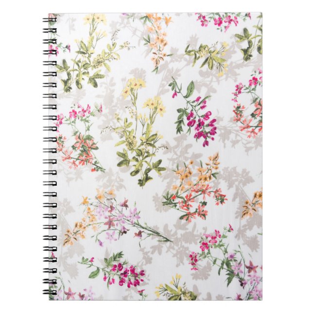 Carnet Modèle floral doux (Devant)
