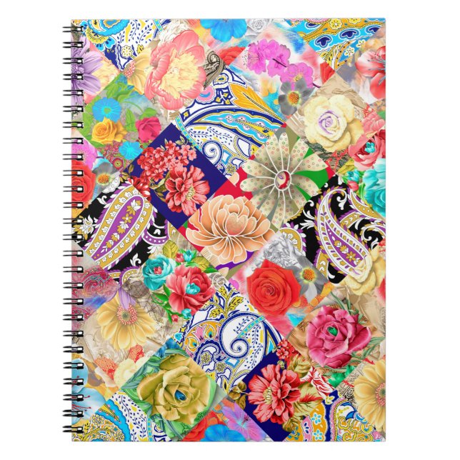 Carnet Modèle floral tropical (Devant)
