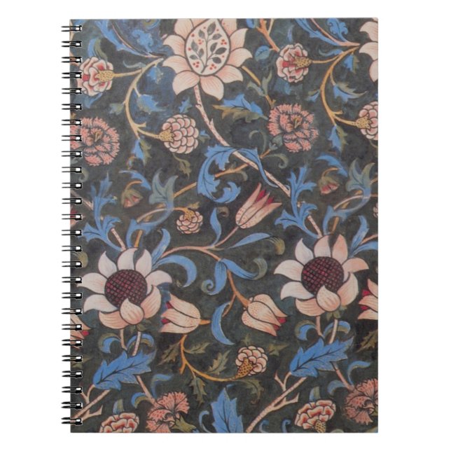 Carnet Modèle William Morris Evenlode : Vintage Moody (Devant)