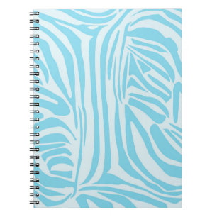Carnet Modèle Zèbre Bleu