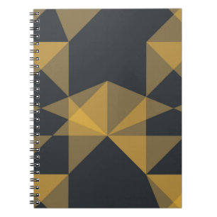 Carnet Modern, abstract, urban geometric triangle pattern