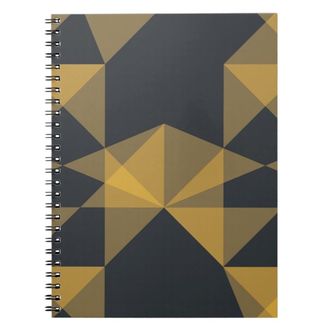 Carnet Modern, abstract, urban geometric triangle pattern (Devant)