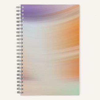 Carnet Modern Pastel Gradient Spiral Notebook