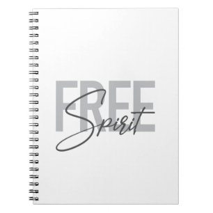 Carnet Modern, simple, cool typography of Free Spirit