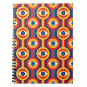 Carnet Moderne du milieu du siècle : géométrique abstrait