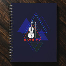 Carnet Moderne & Masculine Marine Blue Music Concepteur d