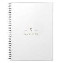  Moderne Minimaliste Monogramme Initiale