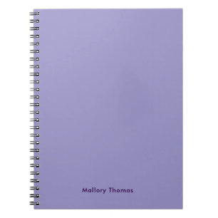 Carnet Moderne Minimaliste Tendance Violet Mignon