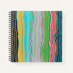 Carnet moderne Squiggles