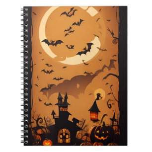 carnet moderne vintage halloween
