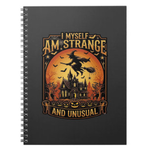 Carnet Moi-même suis étrange drôle Sorcière Halloween ens