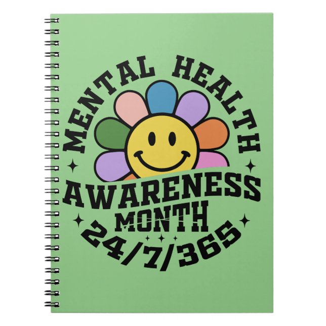Carnet Mois de sensibilisation à la santé mentale (Devant)
