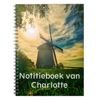 Carnet Molen gouden uur Notitieboek