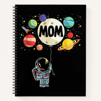 Carnet Mom of The Birthday Boy Space Astronaut 1st Birthd