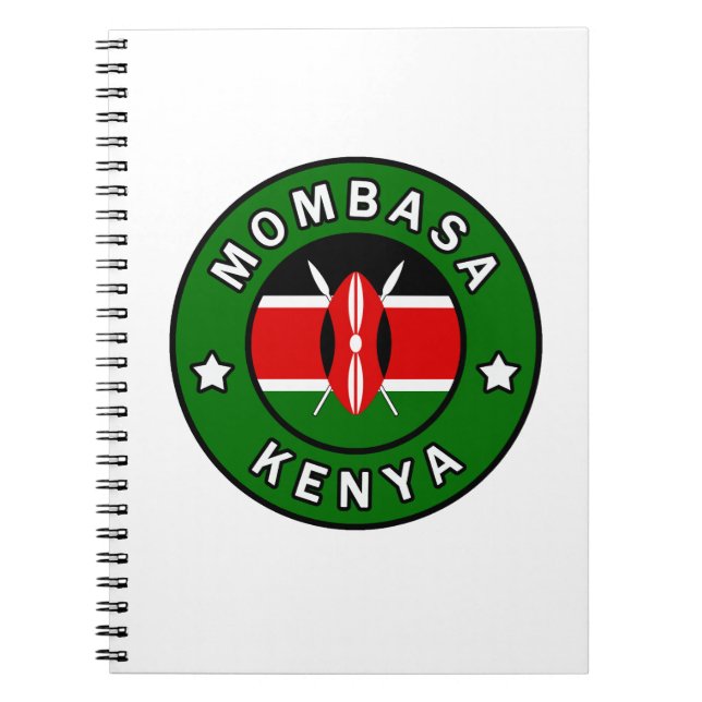 Carnet Mombasa Kenya (Devant)