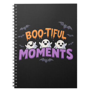 Carnet Moments Mignons Fantômes et Chauves-Souris Hallowe
