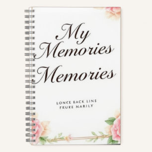 Carnet Moments précieux : Mes souvenirs