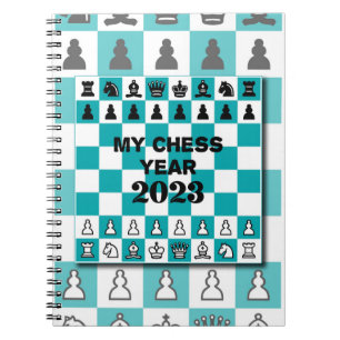 Carnet Mon année d'échecs 2025