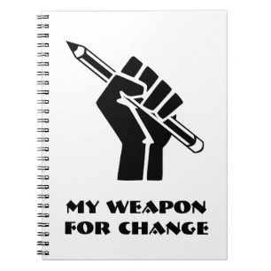 Carnet Mon arme pour le changement