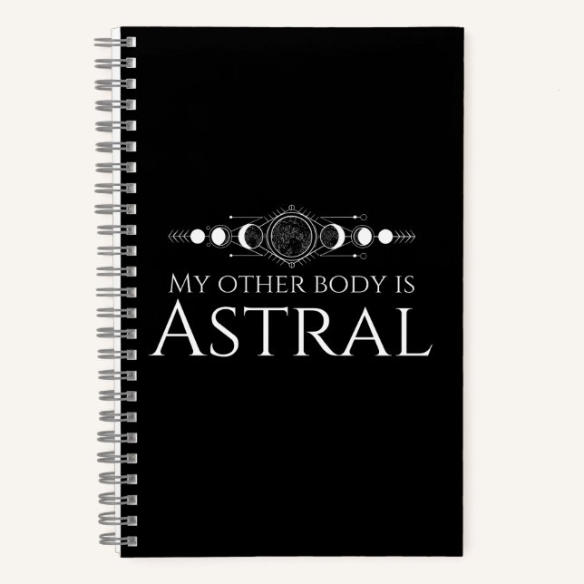 Carnet Mon autre corps est Astral (Recto)
