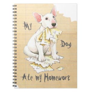 Carnet Mon bull-terrier a mangé mon travail