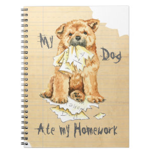 Carnet Mon Chow Chow A Mangé Mes Devoirs