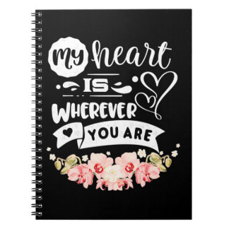 Carnet Mon Coeur Où Que Vous Soyez