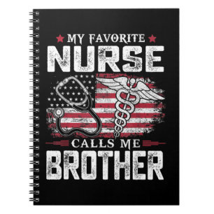 Carnet Mon Infirmière Favorite M'Appelle Frère Chemise Pa